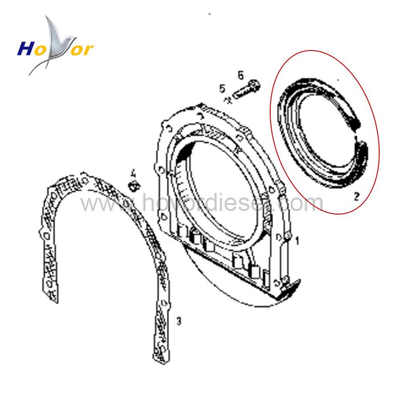 02427225 crankshaft oil seal for Deutz FL413  FL513