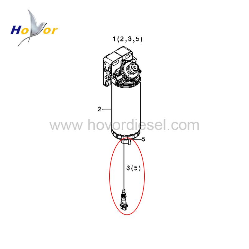 High quality Engine Spare parts TCD 2012 L04 2V Sensor cable 04504703 for Deutz Diesel Engine