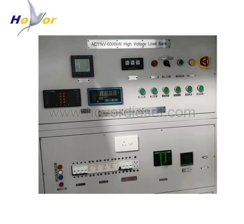 AC11kV-6000kW gray outdoor high voltage intelligent AC load cabinet can be used for generator set testing