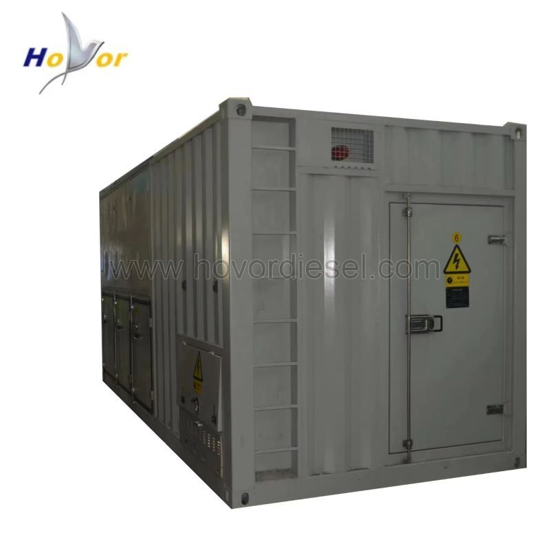 10.5kV high voltage 2mw load group test diesel generator set