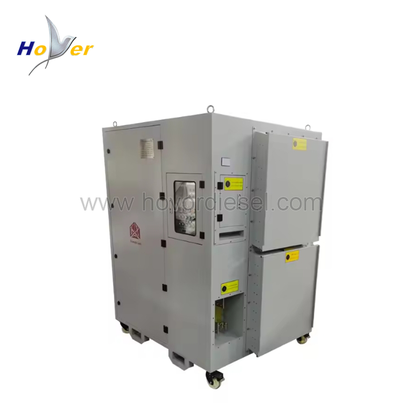 415V 1000kw Classic Grey Intelligent AC Load bank for Testing Generators