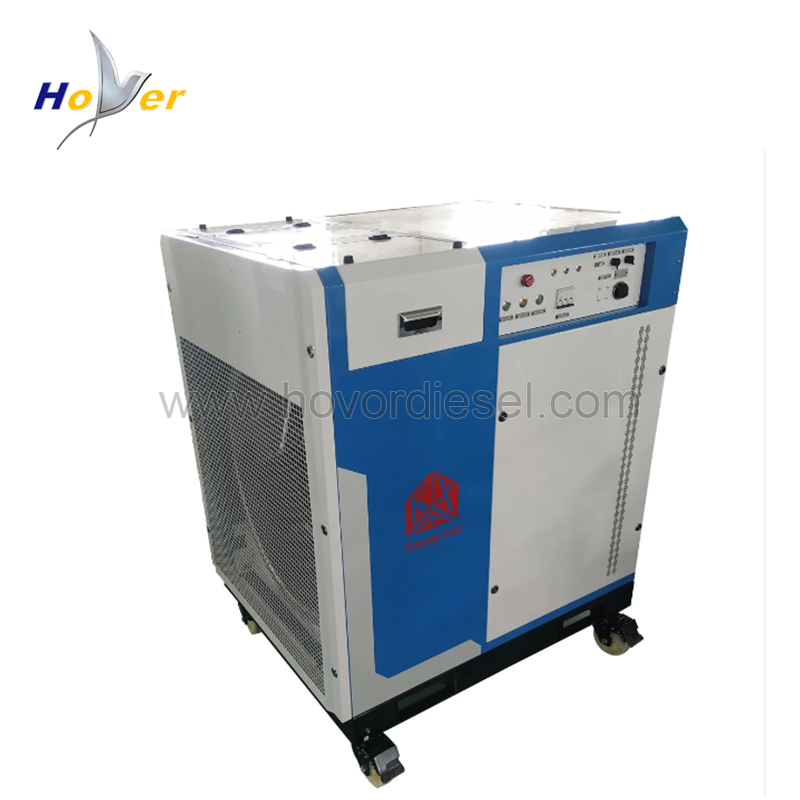 Blue and white color matching 400V 500kw movable portable intelligent AC load bank