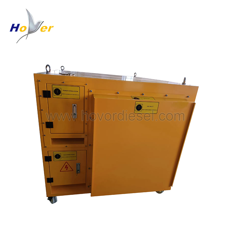 New yellow AC380V-400kW resistive intelligent AC load cabinet